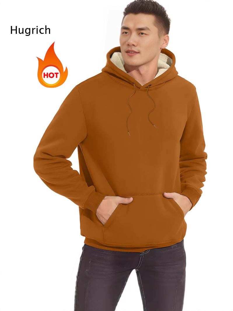 Sherpa Hoodie Fleece - هودي رجالي مبطن بالشيربا مع رباط