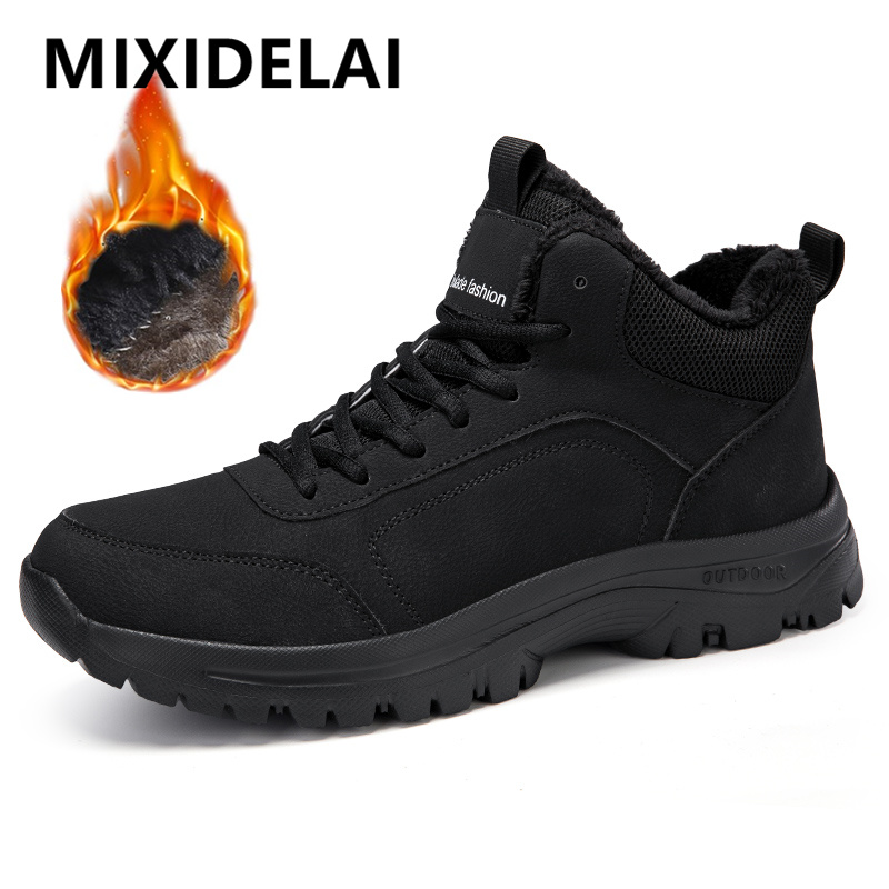Waterproof Winter Boot - الشتاء الرجال الأحذية الدافئة أفخم الرجال