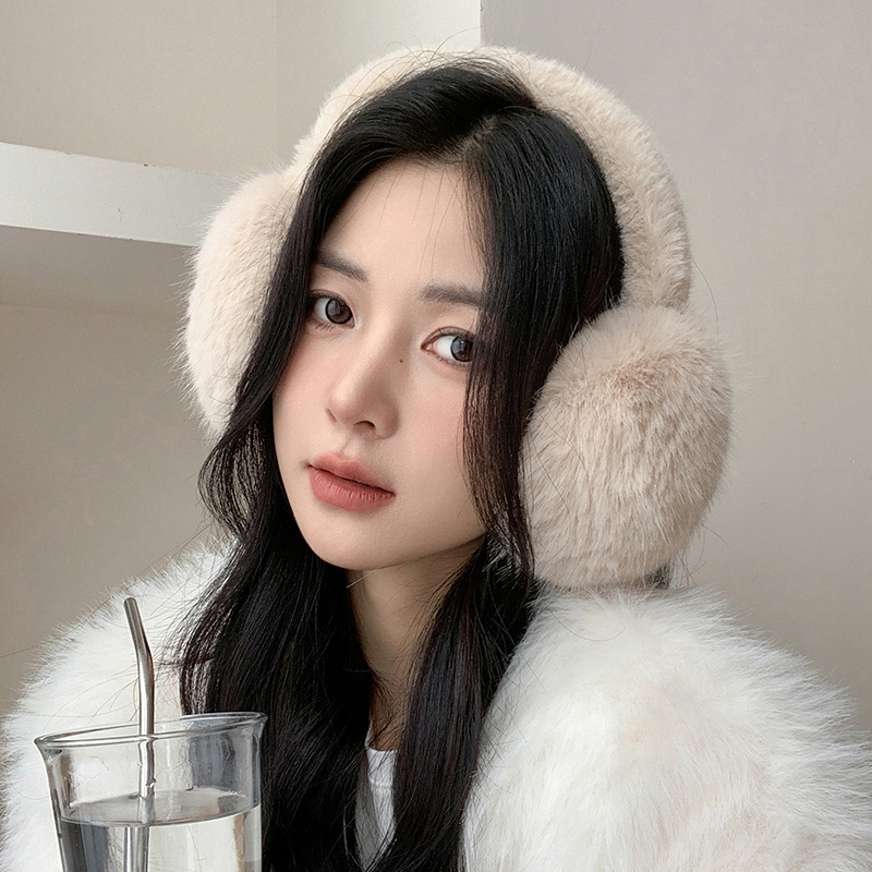 Earmuffs Foldable - غطاء أذن قطيفة ناعم ، غطاء