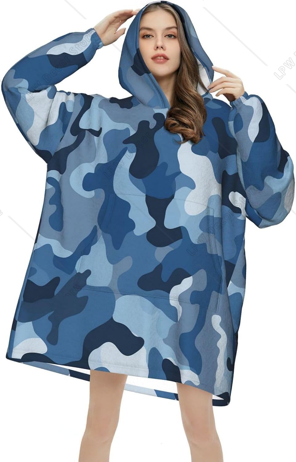 بطانية هودي كلاسيكية بطبعة الت - مراجعة Sherpa Hoodie Fleece وسعره