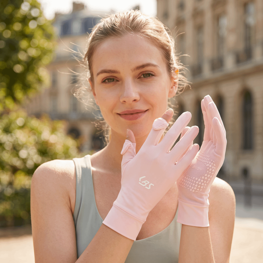 قفازات نسائية من الحرير الجليد - مراجعة Touch Screen Gloves وسعره