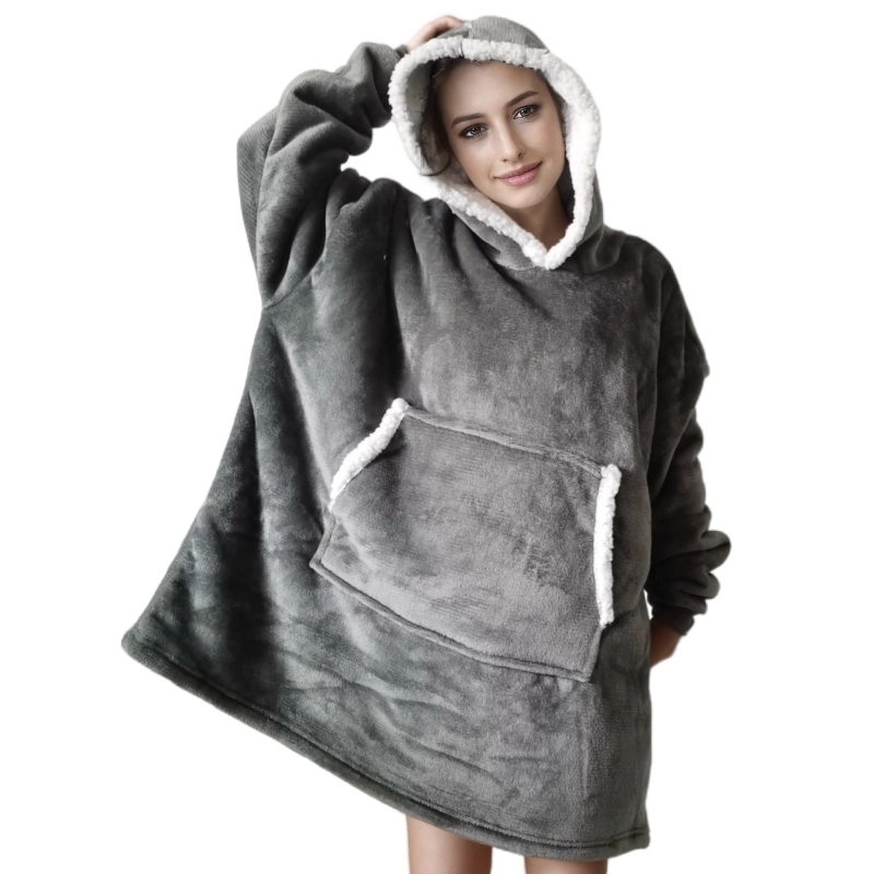 يمكن ارتداؤها الكبار سوبر لينة - مراجعة Sherpa Hoodie Fleece وسعره