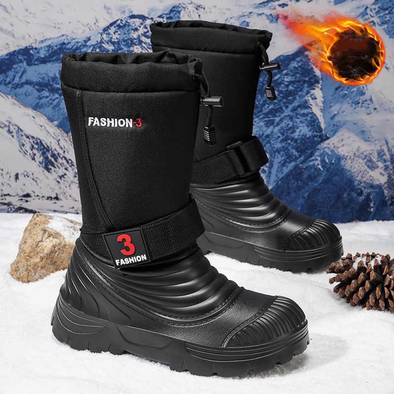 أحذية الثلوج الرجالية الجديدة  - مراجعة Waterproof Winter Boot وسعره