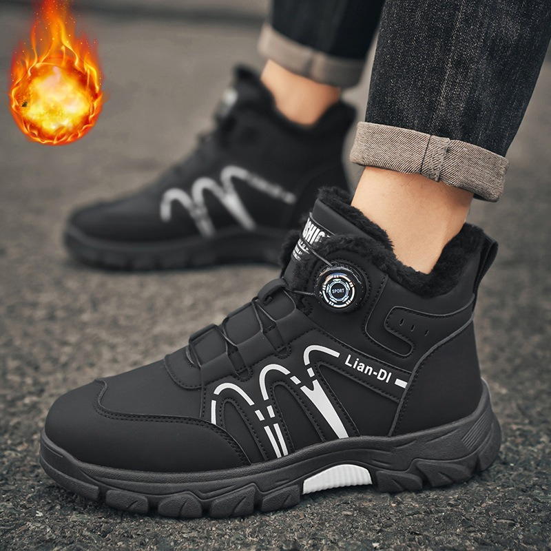 أحذية رجالية شتوية جديدة مبطنة - مراجعة Waterproof Winter Boot وسعره