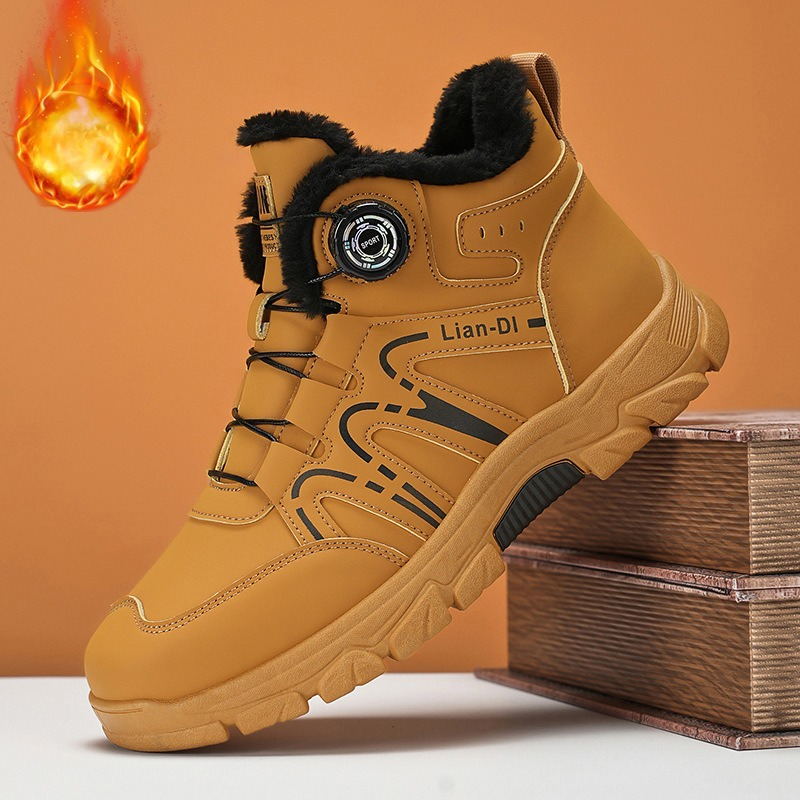 أحذية رجالية شتوية جديدة مبطنة - مراجعة Waterproof Winter Boot وسعره