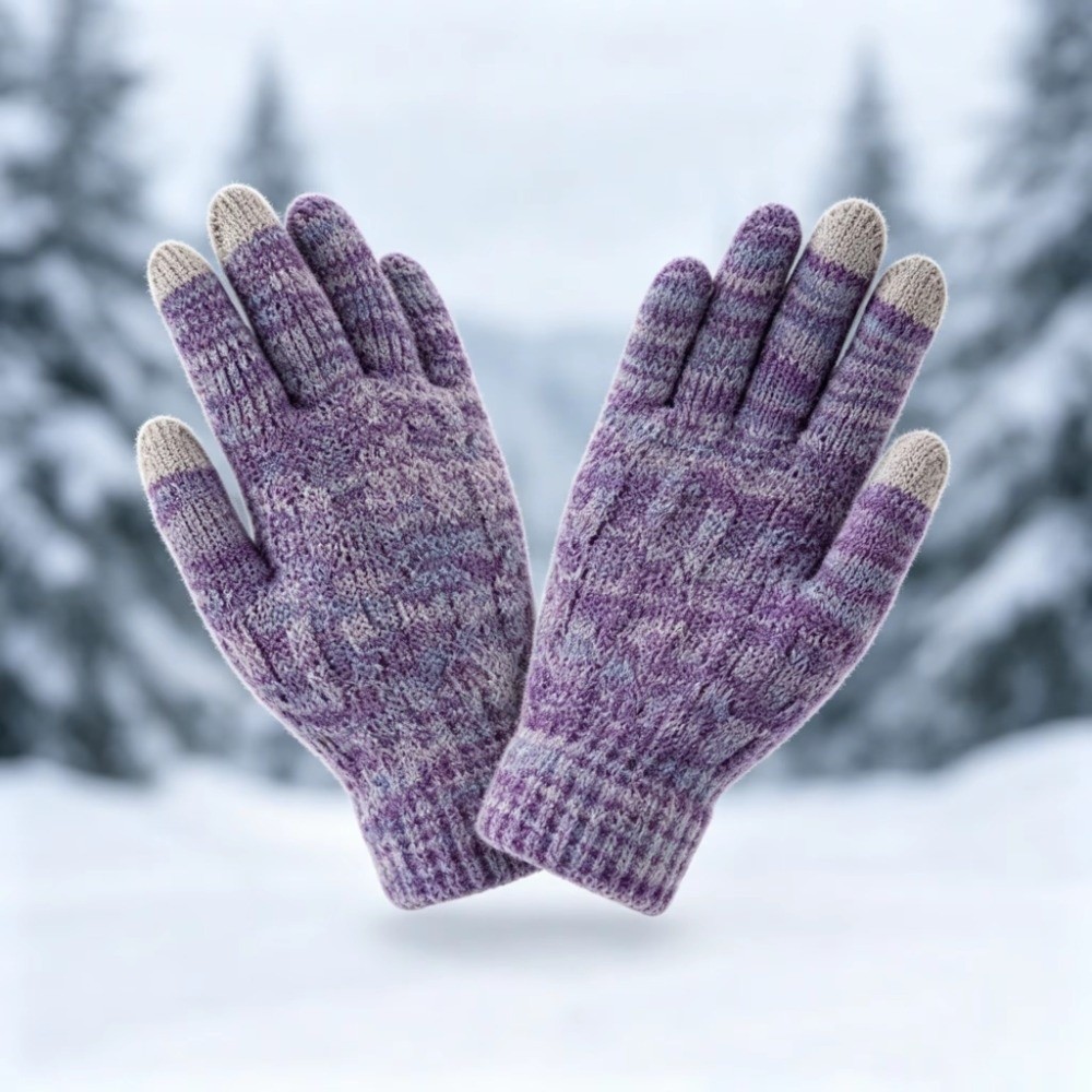 طقم قبعة وقفازات شتوية للأطفال - مراجعة Touch Screen Gloves وسعره