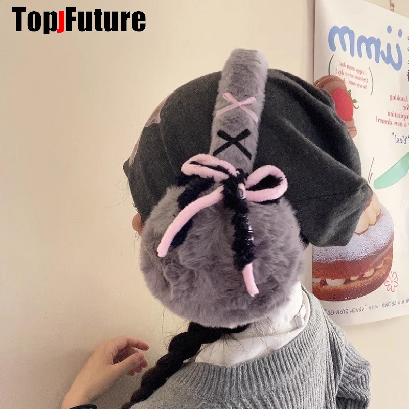 Harajuku Y2k لطيف الحلو لوليتا - مراجعة Earmuffs Foldable وسعره