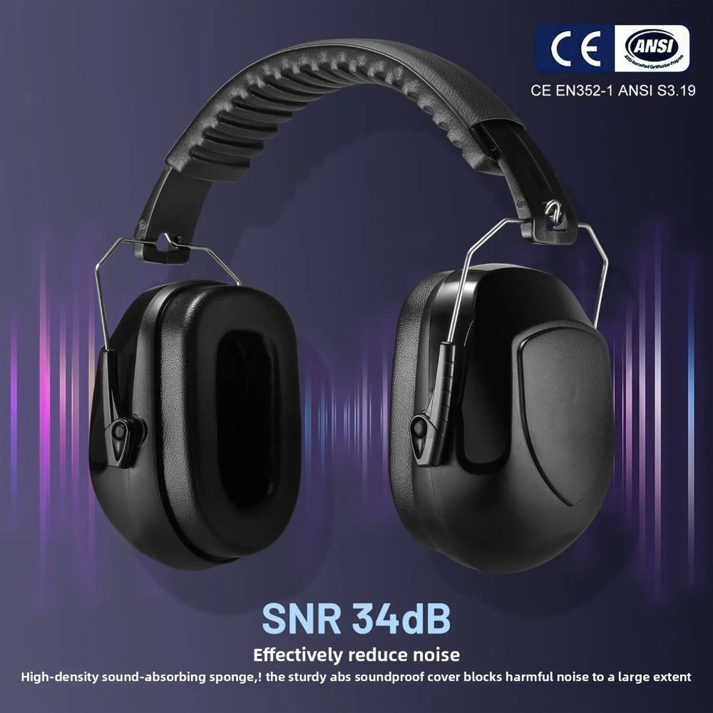 سماعات أذن عازلة للصوت من مادة - مراجعة Earmuffs Foldable وسعره
