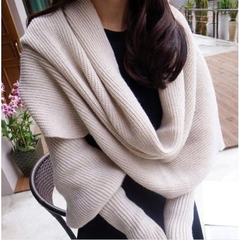 SupSindy وشاح نسائي شتوي أوروب - مراجعة Wool Scarf Men وسعره