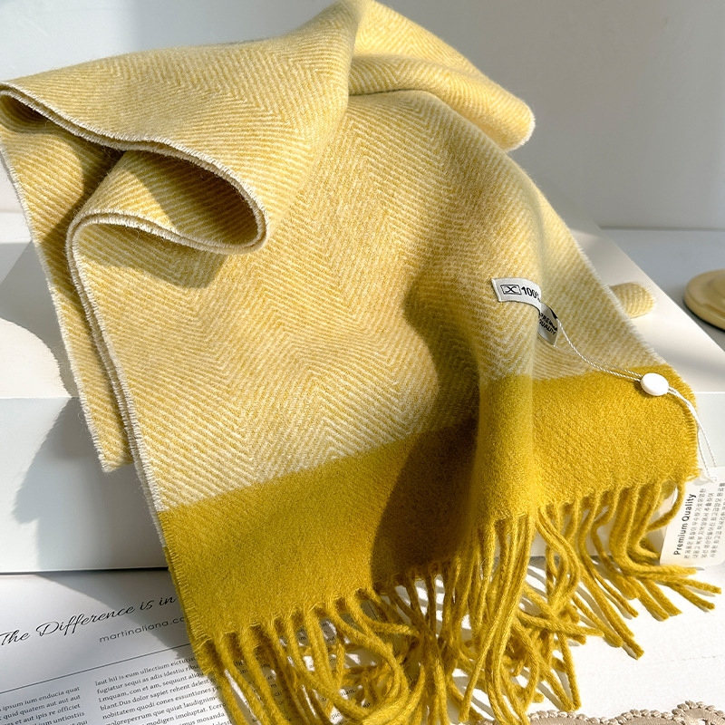 وشاح من الصوف النقي 100% للنسا - مراجعة Wool Scarf Men وسعره