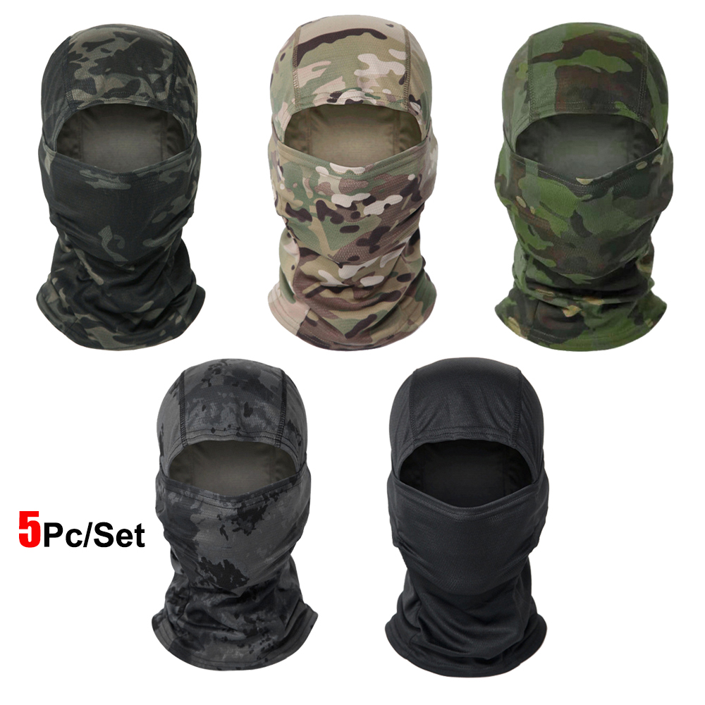 5 قطع من أقنعة الوجه الكاملة ا - مراجعة Balaclava Ski Mask وسعره