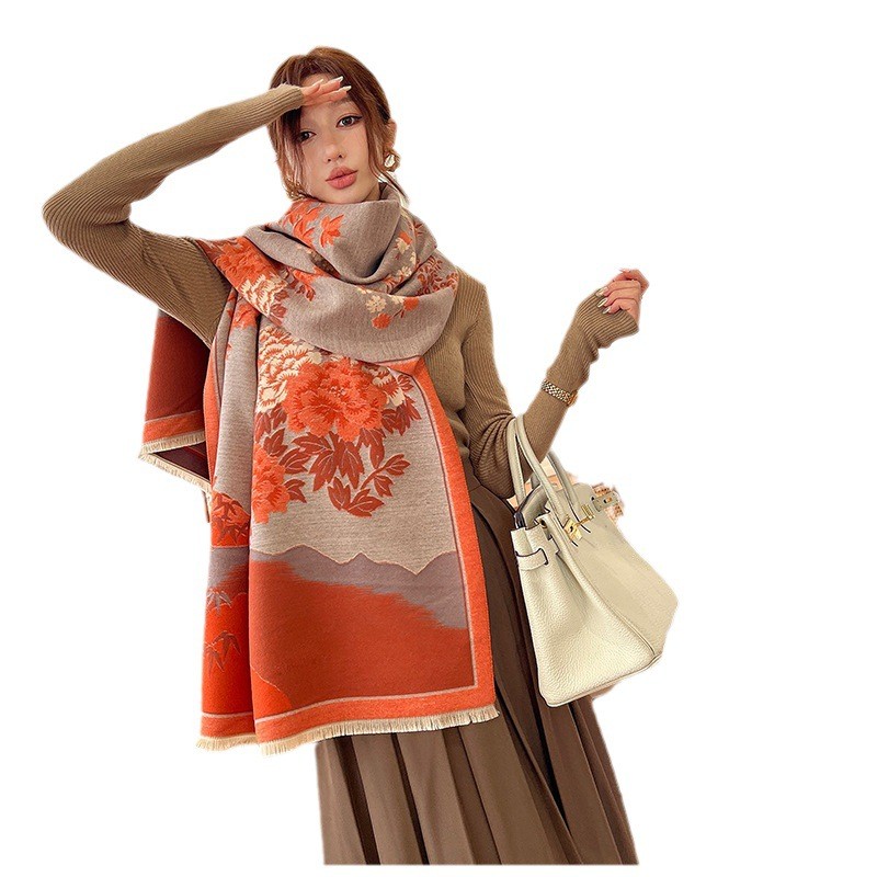 موضة شتاء جديد دافئ وشاح شال ك - مراجعة Cashmere Pashmina Wrap وسعره