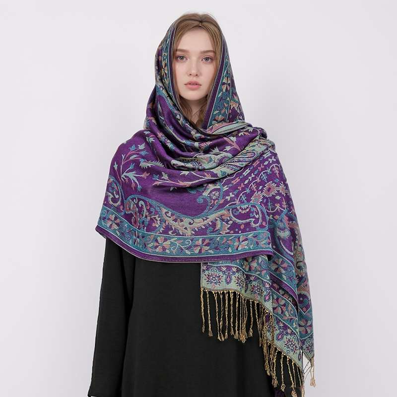 العرقية نمط في الهواء الطلق ال - مراجعة Cashmere Pashmina Wrap وسعره