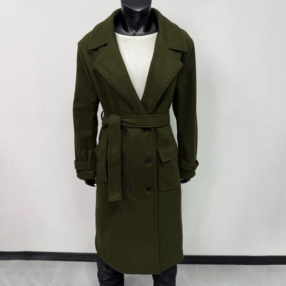 معطف نسائي طويل بتصميم كلاسيكي - مراجعة Wool Coat Peacoat وسعره