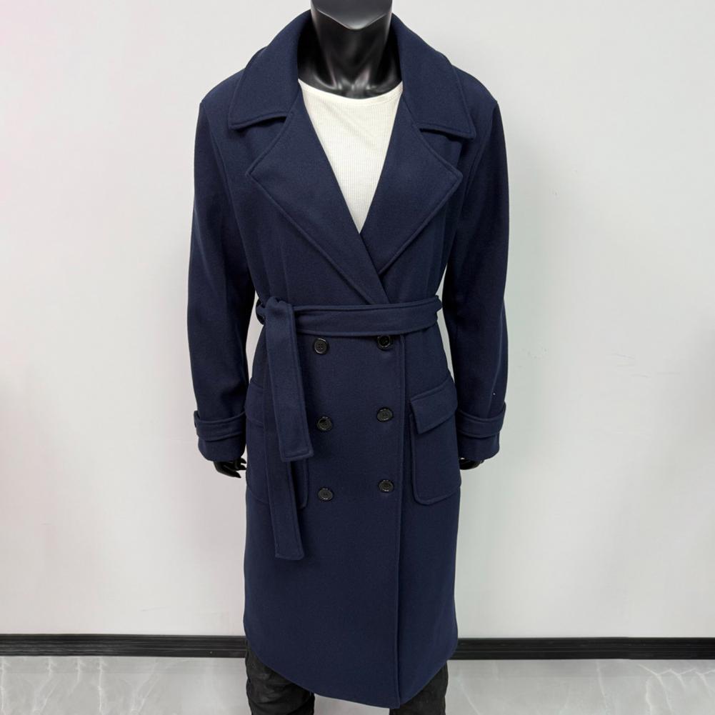 معطف نسائي طويل بتصميم كلاسيكي - مراجعة Wool Coat Peacoat وسعره