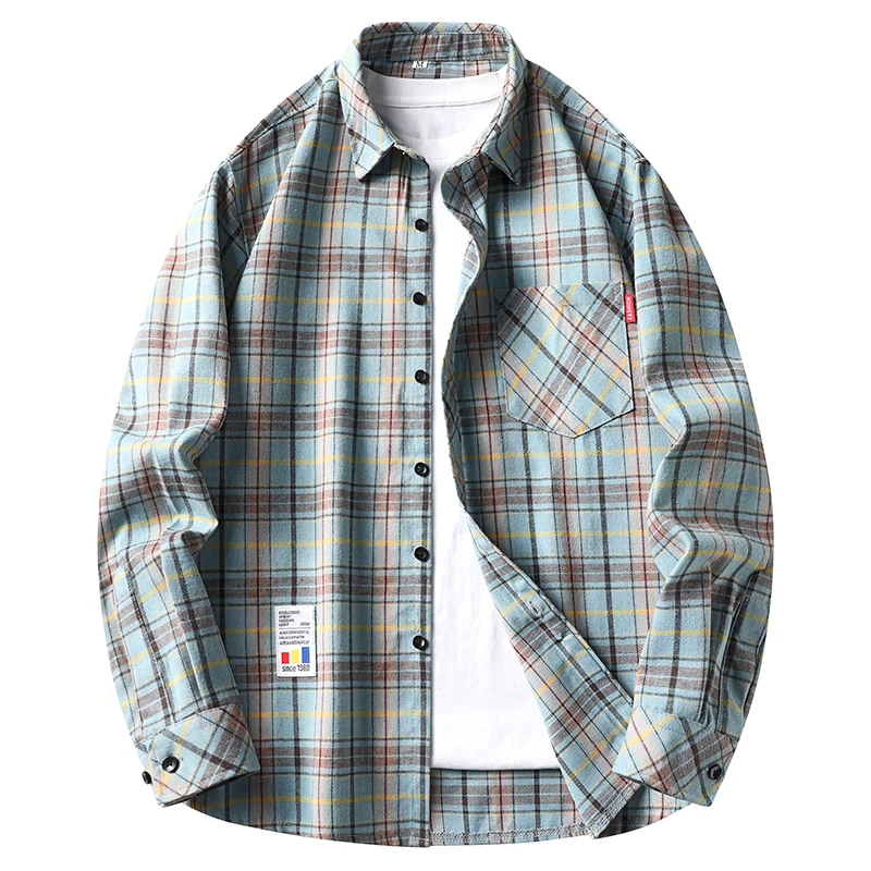 قمصان رجالية كاجوال من الفلاني - مراجعة Flannel Shirt Lined وسعره