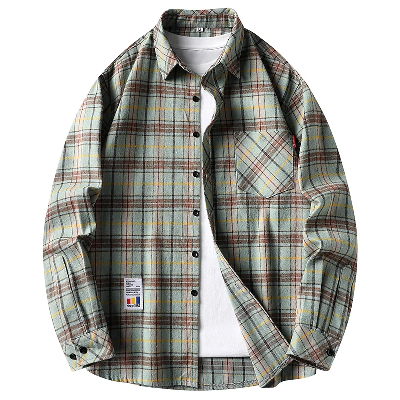 قمصان رجالية كاجوال من الفلاني - مراجعة Flannel Shirt Lined وسعره